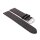 Feines Easy-Klick Hirsch-Leder Uhrenarmband Modell Hirsch-71N-XL mocca 18 mm