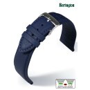 Barington Easy-Klick Uhrenarmband Modell Imperator-Shrunk königs-blau 18 mm, wasserfest