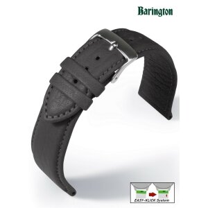 Barington Easy-Klick Uhrenarmband Modell Imperator-Shrunk grau 20 mm, wasserfest