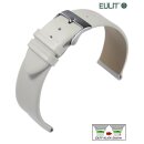 Eulit Easy-Klick Kalb-Nappa Uhrenarmband Modell Nappa-Fashion creme-weiß 16 mm