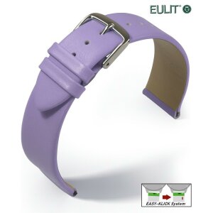 Eulit Easy-Klick Kalb-Nappa Uhrenarmband Modell Nappa-Fashion flieder 16 mm