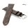 Diloy echt Krokodil Uhrenarmband Modell Torge mocca 20 mm