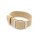 Perlon Durchzugs-Uhrenarmband Modell Robby-Premier beige-creme 14 mm