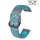 Easy-Klick Silikon Uhrenarmband Modell Palermo-XS grau-blau 20 mm komp. Samsung