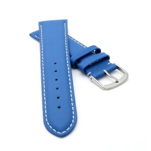 Feines französisches Softlederband Modell Berlin meer-blau 20 mm