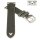 Feines Easy-Klick  Velours-Leder Uhrenarmband Modell Rolly grün 20/16 mm