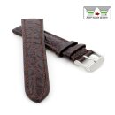 Easy-Klick Kroko-Alligator Uhrenarmband Modell African-DS...