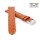 Easy-Klick Kroko-Alligator Uhrenarmband Modell African-DS cognac 22 mm