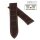 Easy-Klick Alligator Ersatz-Uhrenarmband für Cartier Tank mokka 16/14 mm für Faltschließe