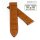 Easy-Klick Alligator Ersatz-Uhrenarmband für Cartier Tank cognac 20/18 mm für Faltschließe, Herrenlänge