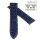 Easy-Klick Alligator Ersatz-Uhrenarmband für Cartier Tank blau 20/18 mm für Faltschließe, Herrenlänge