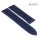 Easy-Klick Alligator Ersatz-Uhrenarmband für Cartier Tank blau 20/18 mm für Faltschließe, Herrenlänge