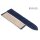 Easy-Klick Alligator Ersatz-Uhrenarmband für Cartier Tank blau 20/18 mm für Faltschließe, Herrenlänge