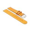 Kalbsleder Glimmer Kinder-Uhrenarmband Modell Bambi clementine-orange 12 mm