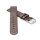 Kalbsleder Glimmer Kinder-Uhrenarmband Modell Bambi stone-braun 12 mm
