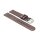 Kalbsleder Glimmer Kinder-Uhrenarmband Modell Bambi stone-braun 12 mm