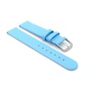 Französisches Kalbsleder Kinder-Uhrenarmband Modell Liane meer-blau 12 mm