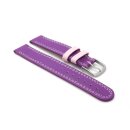 Kalbsleder Kinder-Uhrenarmband Modell Junior violett-lila 14 mm