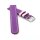 Kalbsleder Kinder-Uhrenarmband Modell Junior violett-lila 14 mm