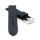 Carbon-Leder Uhrenband Modell Carbon-619C schwarz wasserfest 26 mm