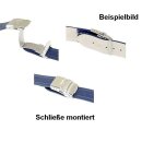 Kalbsleder Uhrenarmband Modell Freiburg-FS blau-WN 18 mm,...