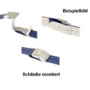 Kalbsleder Uhrenarmband Modell Freiburg-FS blau-TiT 20...