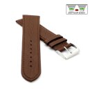 Feines flaches Easy-Klick Kalbsleder Uhrenarmband Modell...