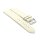 Feines flaches Easy-Klick Kalbsleder Uhrenarmband Modell Kuba-NL creme-beige 22 mm