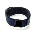 Nylon Klett Sport Uhrenarmband blau 18 mm