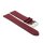Feines flaches Easy-Klick Kalbsleder Uhrenarmband Modell Kuba-XS bordeaux-rot 16 mm