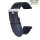 Easy-Klick Canvas-Nylon Textil Uhrenarmband Modell Punch blau 22 mm