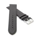 Feines flaches Kalbsleder Uhrenarmband Modell Kuba-XL...