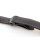 High-End Faltschließe Edelstahl PVD-schwarz poliert Modell Mega 20 mm, komp. Omega
