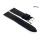 Diloy Easy-Klick Canvas Textil Uhrenarmband Modell Discover schwarz 22 mm