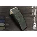 Diloy Easy-Klick Canvas Textil Uhrenarmband Modell Discover oliv-grün 22 mm