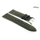 Diloy Easy-Klick Canvas Textil Uhrenarmband Modell Discover oliv-grün 24 mm