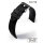 EULIT Easy-Klick Rindleder Uhrenarmband Modell Montreal wasserfest schwarz 22 mm