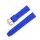 Silikon Uhrenarmband Modell Fortuna blau 22 mm