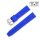 Easy-Klick Silikon Uhrenarmband Modell Fortuna blau 22 mm
