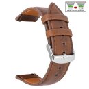 Easy-Klick Kalbsleder Uhrenarmband Modell Galotta cacao...