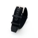 Canvas-Nylon Nato-Uhrenarmband Modell Tower schwarz 20 mm