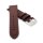 Canvas-Nylon Textil Uhrenarmband Modell Oxfort braun 24 mm, wasserfest