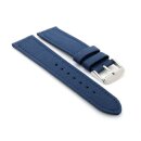 Easy-Klick Canvas-Nylon Textil Uhrenarmband Modell Oxfort blau 18 mm, wasserfest