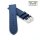 Easy-Klick Canvas-Nylon Textil Uhrenarmband Modell Oxfort blau 19 mm, wasserfest