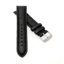 Echt Strauß Uhrenarmband Modell Liberty schwarz 20 mm 