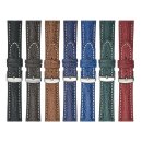 Echt Haifisch Uhrenarmband Modell Hai-Chrono grün 20/18 mm
