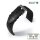 Eulit Easy-Klick Hybrid Silikon-Leder Uhrenarmband Modell Eutec-Waterproof schwarz 24 mm