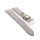 Fluco Limited-Edition echt Krokodil Uhrenarmband Modell Burma hell-grau 19 mm