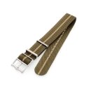Nato Nylon Uhrenarmband Modell Luxor khaki-beige 22 mm,...