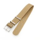 Nato Nylon Uhrenarmband Modell Luxor beige-creme 22 mm,...